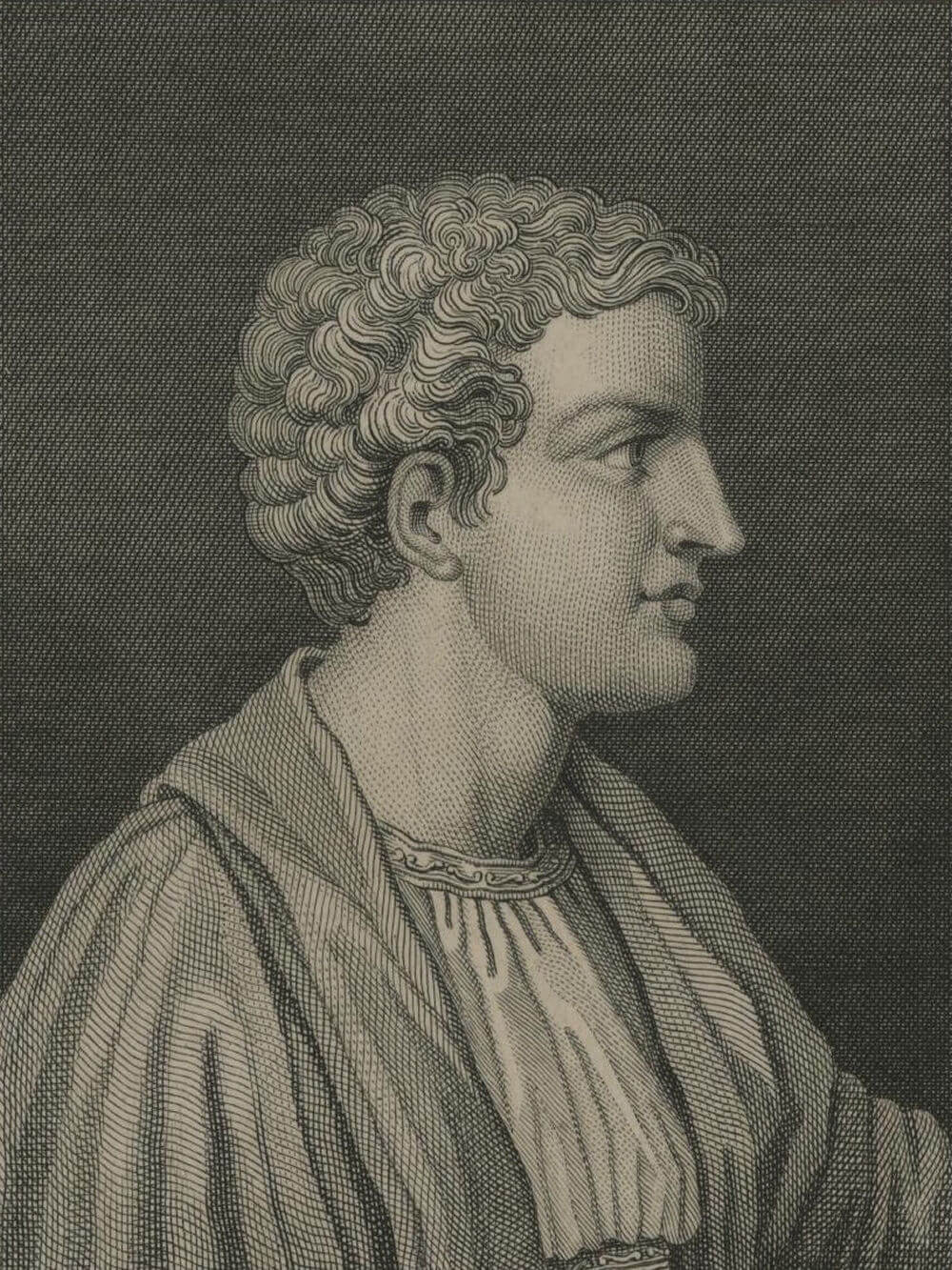 Horace in a late 18th to early 19th century engraving